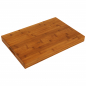 Preview: smokemax 2-1 40er Bamboo Wooden Block Cutting Board & Serving Board in One Bamboo Block (approx. 40 x 28 x 3.5 cm)